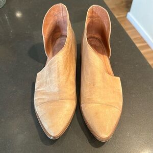 Free People Royal Flat slip-on leather shoes
